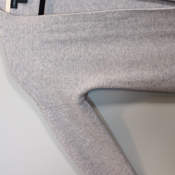 Cynthia Rowley Grey Merino Wool Blend Open Front Long Cardigan Sweater Medium - Picture 5 of 11